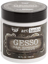 Load image into Gallery viewer, Prima Marketing 961466 Art Basics Gesso, 8.5-Ounce, Clear