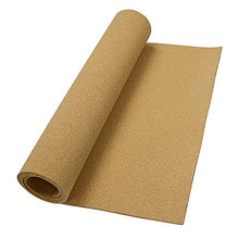 Load image into Gallery viewer, Thornton's Office Supplies Cork Roll Bulletin Board Natural 24 x 48 x 0.25 in. Hobby DIY Projects Frameless Shelf Liner & Drawer Liner Corkboard for Craft & Classroom Display Decorations