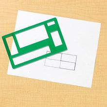 Load image into Gallery viewer, Learning Resources Primary Shapes Template Set, Geometric Shapes, Tracing Helper, Ages 4+