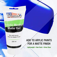 Load image into Gallery viewer, U.S. Art Supply Clear Gel Medium Matte Acrylic Medium, 200ml Tube - Use to create transparent colors