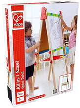 Load image into Gallery viewer, Award Winning Hape All-in-One Wooden Kid's Art Easel with Paper Roll and Accessories Cream, L: 18.9, W: 15.9, H: 41.8 inch