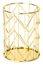 Load image into Gallery viewer, U Brands Pencil Cup, Wire Metal, Gold - 897U06-24, 4.13" H, 3.11" D