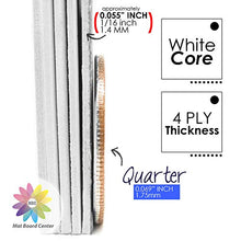 Load image into Gallery viewer, Mat Board Center, 16x20 Uncut Boards - Full Sheet - for Art, Prints, Photos, Prints and More, White Color, 10-Pack