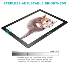 Load image into Gallery viewer, LitEnergy 24.3 Inch Diagonal A3 LED Portable Light Table for Tracing