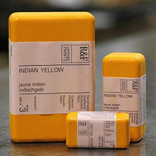 Load image into Gallery viewer, R&F Handmade Paints 103A Encaustic Paint 40ml, Indian Yellow