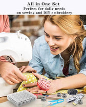 Load image into Gallery viewer, Lyplus Bobbins, 25 Pcs Sewing Machine Bobbins, Embroidery Metal Bobbins with Case Fit for Brother, Singer, Janome and More, Sewing Machine Replacement Accessories
