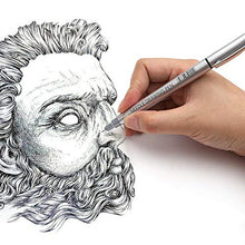 Load image into Gallery viewer, 10 Pcs Precision Micro-Line Pens, Fineliner, Multiliner, Black Waterproof Archival Ink, Artist Illustration, Anime, Sketching, Technical Drawing, Office Documents&Scrapbooking, Manga Pens Writing