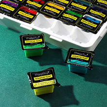 Load image into Gallery viewer, Magicfly Gouache Paint Set, 24 Colors x 30ml(1 oz) Unique Jelly Cup Design with 3 Paint Brushes and a Handhold Portable Carrying Case, Watercolor Gouache Painting Set for Artist, Student, Kids
