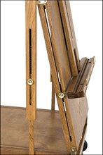 Load image into Gallery viewer, Creative Mark Monet Wooden French Easel & Sketchbox, Lightweight (12 lbs), Portable, Rolling Wheels, Wood Artist Paint Palette, Telescope Handle, for Outdoor Paintings and Plein Air up to 32" - Walnut