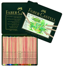 Load image into Gallery viewer, Faber-Castel FC112124 Pitt Pastel Pencils in A Metal Tin (24 Pack), Assorted