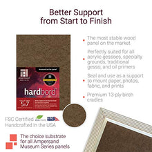 Load image into Gallery viewer, Ampersand Art Supply Hardboard Wood Painting Panel: Museum Series Hardbord, 11"x14", 1/8 Inch Flat Profile