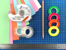 Load image into Gallery viewer, Greyparrot Office Clear Office Refill Tape Rolls + Dispenser(8 Pack),(3/4” X 1000in/pack). for Craft Jobs, Gift Wrapping, Office Work Clear(Transparent) Glossy Finish, Refillable (8000 inch/Total)