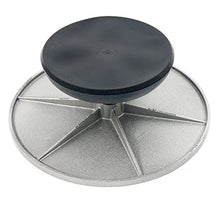 Load image into Gallery viewer, 12" Diameter Pottery Wheel Decorating Banding Heavy Cast Iron Metal Construction Joint with Ball Bearings Non-Skid Rubber Boot