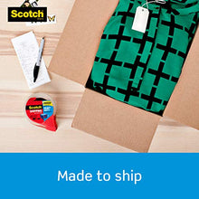 Load image into Gallery viewer, Scotch Heavy Duty Shipping Packaging Tape, 1.88" x 54.6 yd, 3" Core, Clear, Great for Packing, Shipping & Moving, 4 Rolls, Dispensered (3850-4RD)