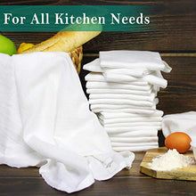 Load image into Gallery viewer, Cotton Talks Flour Sack Towels - 31” x 31” Kitchen Dish Towels - 6 Pieces White Kitchen Towels - 100% Cotton Fabric - Multi-Purpose Towels for Kitchen - Reusable Tea Towels Extra Large