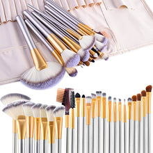 Load image into Gallery viewer, Make up Brushes, VANDER LIFE 24pcs Premium Cosmetic Makeup Brush Set for Foundation Blending Blush Concealer Eye Shadow, Cruelty-Free Synthetic Fiber Bristles, Travel Makeup bag Included, Champagne