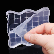 Load image into Gallery viewer, DECORA Acrylic Clear Rubber Stamping Blocks Set with Grid Package of 3