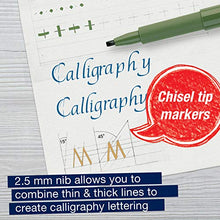 Load image into Gallery viewer, Faber-Castell Calligraphy Pitt Artist Pen Set – 6 Multi Colored Calligraphy Pens
