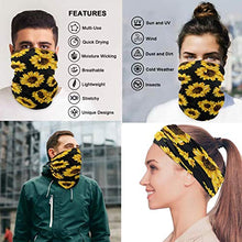 Load image into Gallery viewer, Tupalatus Set of 9 PCS Headband Rainbow Colorful Tie Dye/Mandala Pattern Face Cover for Outdoor Sport Hiking Hunting Cycling Multifunction Bandana UV Protectction Seamless Balaclavas