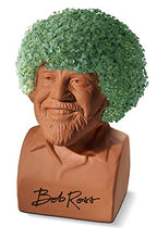Load image into Gallery viewer, Chia Pet Bob Ross with Seed Pack, Decorative Pottery Planter, Easy to Do and Fun to Grow, Novelty Gift, Perfect for Any Occasion