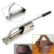 Load image into Gallery viewer, Stainless Steel Soft Clay Extruder Mud Clay Tool Machine Wall Mounted for Pottery and Ceramics with Handle