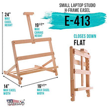 Load image into Gallery viewer, US Art Supply 33 Piece Custom Artist Acrylic Painting Set with Table Easel, Paint, Canvas and Accessories