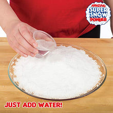 Load image into Gallery viewer, Amazing Super Snow Powder By Be Amazing! Toys - Faux Snow - Makes Over 2 Gallons Of Artificial Snow - Includes Plastic Bucket, Shovel & Mess-Free Play Mat - Non-toxic Snow For Kids – Ages 4+