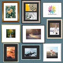 Load image into Gallery viewer, MBC MAT BOARD CENTER, Pack of 10-8x10 Pre-Cut 5x7 - White Mats - for Pictures, Photos, Framing - Kit Includes: 10 White Backboards and 10 Clear Bags - Acid Free, 4-ply Thickness, White Core