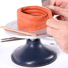Load image into Gallery viewer, Mont Marte Signature Pottery Banding Wheel, 7in (18cm) Diameter, Sturdy Cast Iron Body and Base