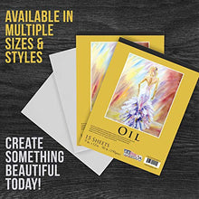 Load image into Gallery viewer, U.S. Art Supply 9" x 12" Premium Heavy-Weight Oil Painting Paper Pad, 90 Pound (190gsm), Pad of 15-Sheets (Pack of 2 Pads)