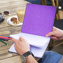 Load image into Gallery viewer, Articka Note Hardcover Sketchbook – Square Hardbound Sketch Journal – 8 x 8 Inch Art Book – 120 Pages with Elastic Closure – 180GSM High Quality Paper – Ideal for Pencils, Graphite, Charcoal, Pen