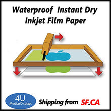 Load image into Gallery viewer, 13"x19" Screen Printing Film 25 Sheets Waterproof Inkjet Transparent Film for Water-based Pigment and Dye Printers