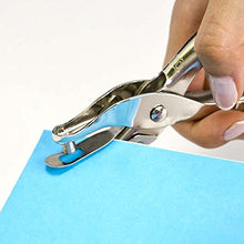 Load image into Gallery viewer, Officemate 1- Hole Punch, 5 Sheet Capacity, Silver (90091)