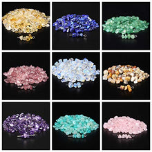 Load image into Gallery viewer, Natural Chip Stone Beads Multicolor 5-8mm About 400 Pieces Irregular Gemstones Healing Crystal Loose Rocks Bead Hole Drilled DIY for Bracelet Jewelry Making Crafting (5-8mm, Multicolor)