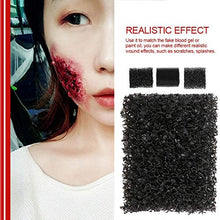 Load image into Gallery viewer, MEICOLY Stipple Sponge Halloween Makeup Xmas Blood Scar Stubble Wound Cosplay Art Shaping Special Effects,3pcs,Black