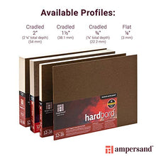 Load image into Gallery viewer, Ampersand Art Supply Hardboard Wood Painting Panel: Museum Series Hardbord, 11"x14", 1/8 Inch Flat Profile