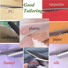 Load image into Gallery viewer, JISTL Green Pinking Shears Comfort Grips Professional Dressmaking Pinking Shears Crafts Zig Zag Cut Scissors Sewing Scissors,Professional Handheld Dressmaking