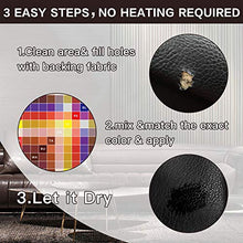 Load image into Gallery viewer, Vinyl and Leather Repair Kit for Couches | P Leather Leather Repair Paint Gel for Sofa, Jacket, Furniture, Car Seats, Purse. Perfect Color Matching for Genuine, Bonded, PU, Faux Leather