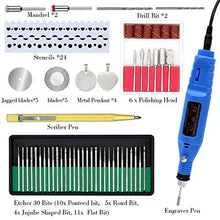 Load image into Gallery viewer, Engraving Tool Kit, PETUOL 123PCS Multifunctional Wired Rotary Engraver Pen DIY Miniature Sander Tool Sets, Suitable for Polishing Metal, Glass, Ceramics, Plastic, Wood, Jewelry, Nails