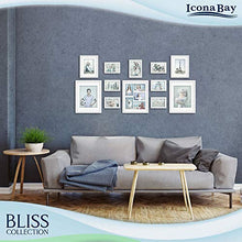 Load image into Gallery viewer, Icona Bay 11x14 White Picture Frame with Removable Mat for 8x10 Photo, Modern Style Wood Composite Frame, Wall Mount Only, Bliss Collection