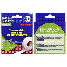 Load image into Gallery viewer, Aneco 1500 Pieces Clear Balloon Glue Points Removable Adhesive Dots Double Sided Glue Points Stickers Non Trace Adhesive Glue Tape for Craft Supplies Decoration, 500 Pieces Per Roll