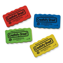 Load image into Gallery viewer, Creativity Street Magnetic Chalk and Whiteboard Erasers, 4-Pack (AC2083)