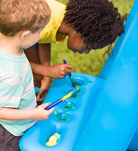 Load image into Gallery viewer, HearthSong Heavy-Duty Vinyl Inflatable Indoor and Outdoor Easel for Kids with Paints, Sponges, Paintbrush, and Built-in Art Tray, 39" L x 27" W x 50" H