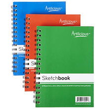 Load image into Gallery viewer, Artlicious 6 Sketch Books Classroom Pack - 5.5 inch x 8.5 inch - 360 Sheets 720 Pages Total Drawing Pads, Sketchbooks