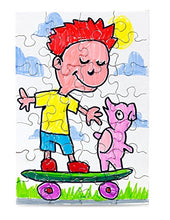 Load image into Gallery viewer, Hygloss Compoz-A-Puzzle, 5 1/2" x 8" Rectangle, 28-Piece, Pack of 24