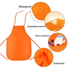 Load image into Gallery viewer, Caydo 24 Pieces 12 Colors Children's Artists Fabric Aprons for Kitchen, Classroom, Community Event, Crafts and Art Painting Activity