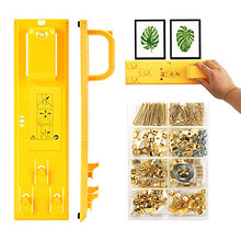 Load image into Gallery viewer, Picture Hanging Kit, Picture Frame Hanger Tool, 220 Pieces Heavy Duty Photo Hanger Accessories with Multifunction Picture Frame Level Ruler Bubble Level Measuring Tool for Marking Position