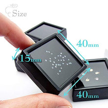 Load image into Gallery viewer, BENECREAT 24PCS Black Gemstone Display Box Jewelry Box Container with Clear Top Lids, 1.57" x 0.6", for Gems, Coins,Jewelry and Valentine's Day Gift Packing