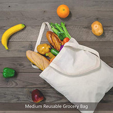 Load image into Gallery viewer, TOPDesign 5 | 12 | 24 | 48 Pack Economical Cotton Tote Bag, Lightweight Medium Reusable Grocery Shopping Cloth Bags, Suitable for DIY, Advertising, Promotion, Gift, Giveaway, Activity (5-Pack)