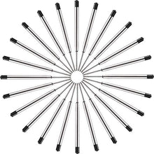 Load image into Gallery viewer, 6 pack - TikiPen BLACK Parker Compatible Ballpoint Pen Refills. Smooth Writing German Ink and 1mm Medium Tip… (Parker 6, Black)
